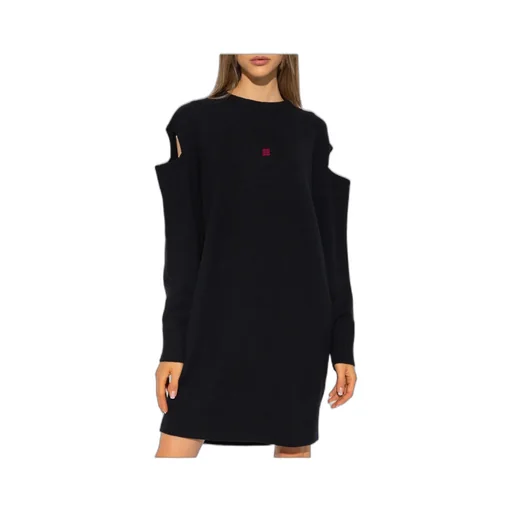 Logo-Embroidered Cut-Out Jumper