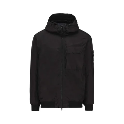 Compass-Patch Windbreaker Jacket