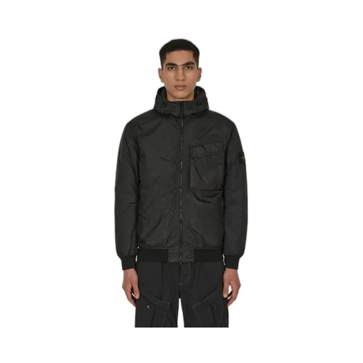 Compass-Patch Windbreaker Jacket