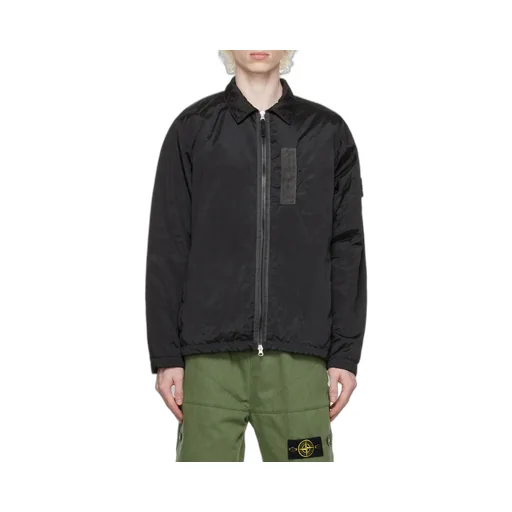 Logo Lapel Casual Jacket