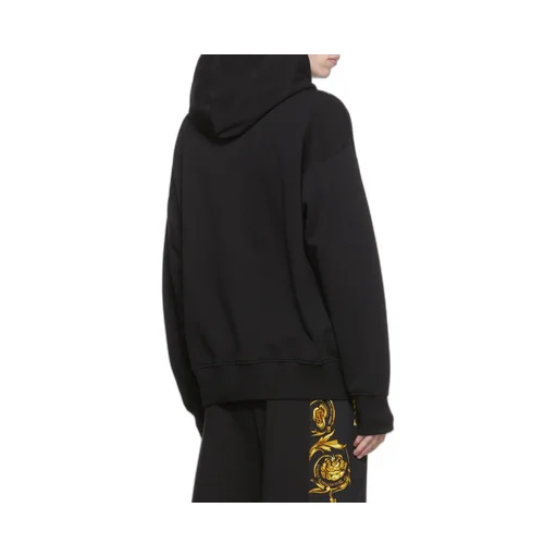 Versace Jeans Couture Logo Printed Drawstring Hoodie