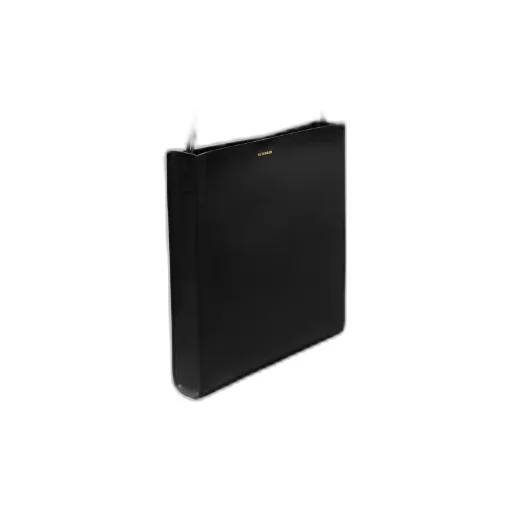 Jil Sander Tangle Logo Embossed Medium Crossbody Bag