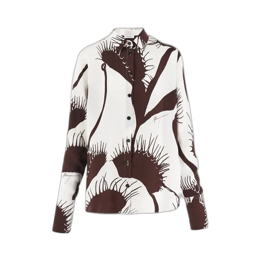 Salvatore Ferragamo Venus-Printed Button-Up Shirt