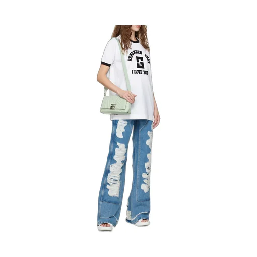 Oversized Jeans In Destroyed Denim