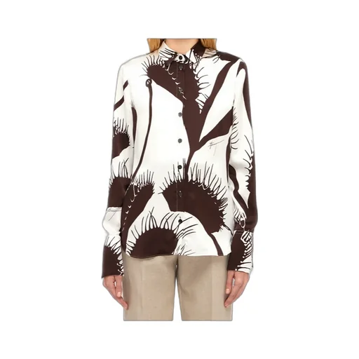 Salvatore Ferragamo Venus-Printed Button-Up Shirt