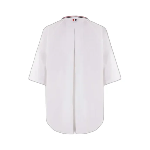 Thom Browne Logo Patch Short-Sleeved Shirt