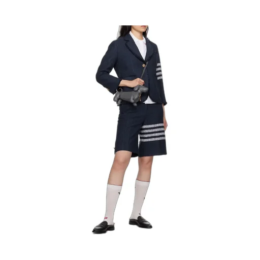 Thom Browne Logo Patch Short-Sleeved Shirt