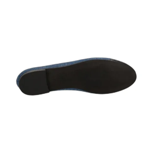 Tory Burch Cap-To Denim Ballet Flats