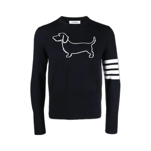 Thom Browne 4-Bar Stripe Crewneck Jumper
