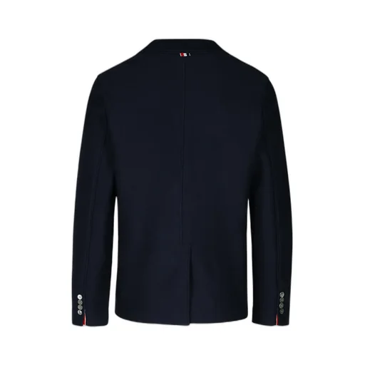 Thom Browne Rwb-Stripe Button-Up Jacket