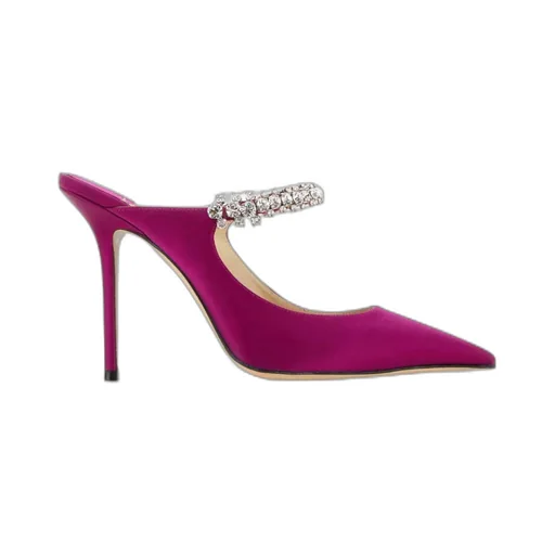 Jimmy Choo Bing 100 Embellished Pointed-Toe Pumps