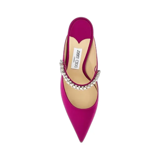 Jimmy Choo Bing 100 Embellished Pointed-Toe Pumps