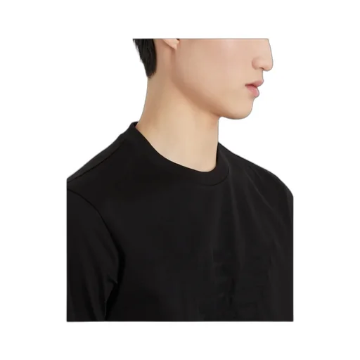 Emporio Armani Logo Jacquard Crewneck T-Shirt