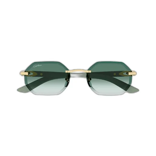 Cartier Geometric Frame Sunglasses
