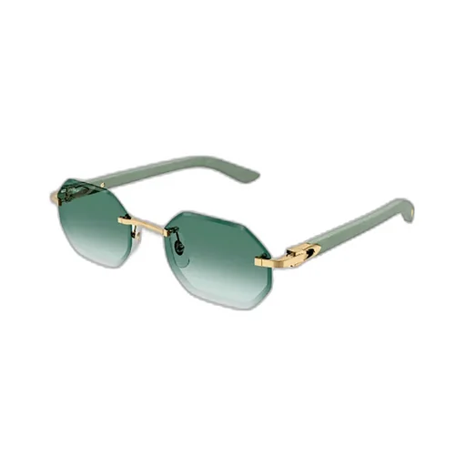 Cartier Geometric Frame Sunglasses