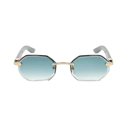 Cartier Geometric Frame Sunglasses