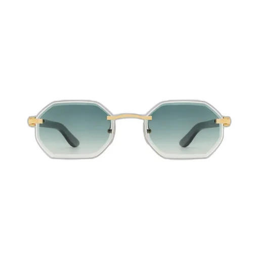 Cartier Geometric Frame Sunglasses