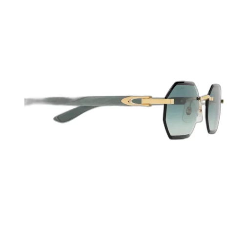 Cartier Geometric Frame Sunglasses