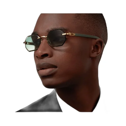 Cartier Geometric Frame Sunglasses