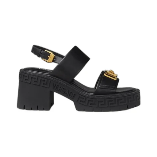 Medusa-Plaque Sandals