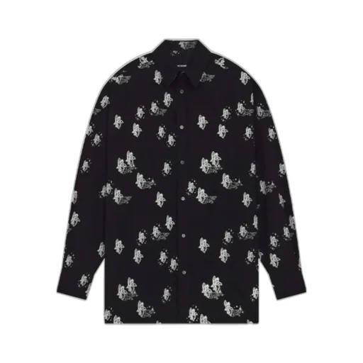 Graphic-Print Long-Sleeve Shirt