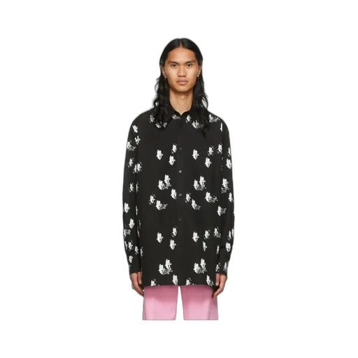 Graphic-Print Long-Sleeve Shirt