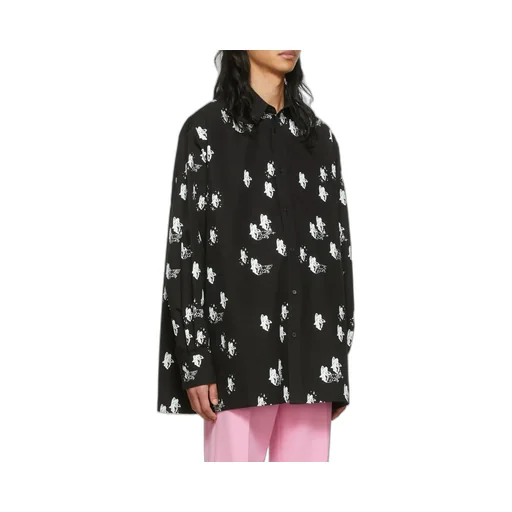 Graphic-Print Long-Sleeve Shirt