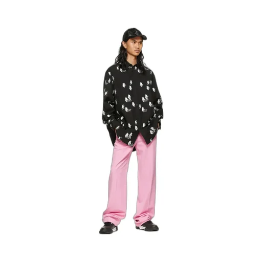 Graphic-Print Long-Sleeve Shirt