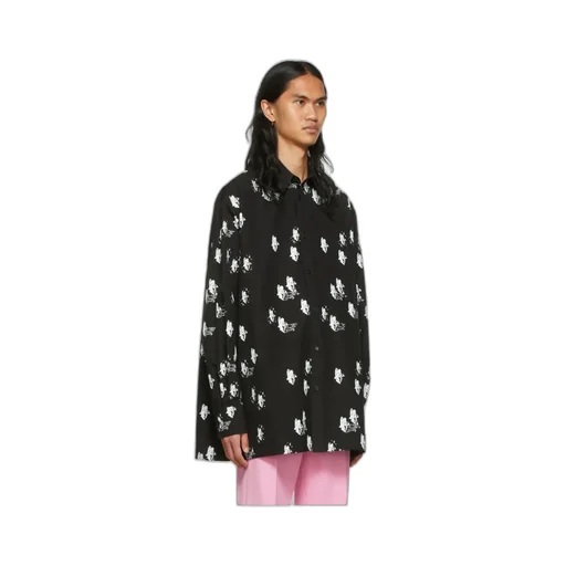 Graphic-Print Long-Sleeve Shirt