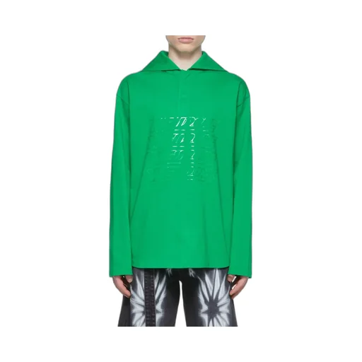 Cotton Long-Sleeved Polo Shirt