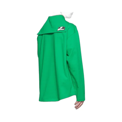 Cotton Long-Sleeved Polo Shirt
