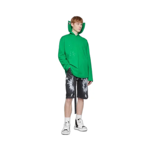 Cotton Long-Sleeved Polo Shirt