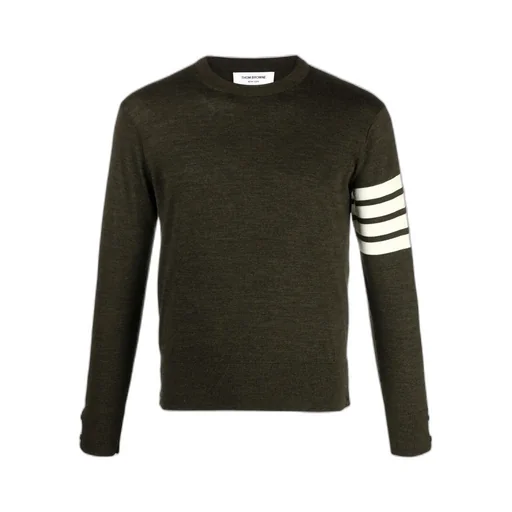 Thom Browne 4-Bar Knitted Crewneck Jumper