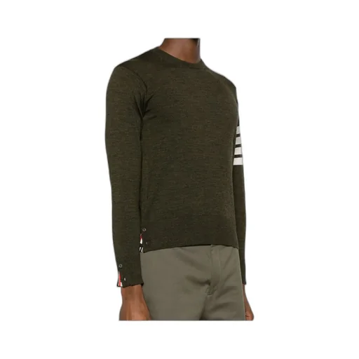 Thom Browne 4-Bar Knitted Crewneck Jumper