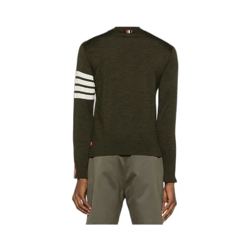 Thom Browne 4-Bar Knitted Crewneck Jumper