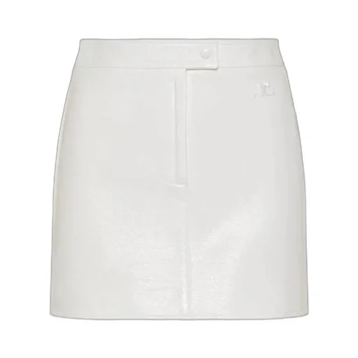 CourrÈGes Reedition Logo Patch Mini Skirt