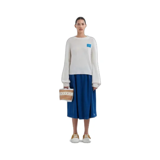Marni Small Tropicalia Logo-Embroidered Drawstring Bucket Bag