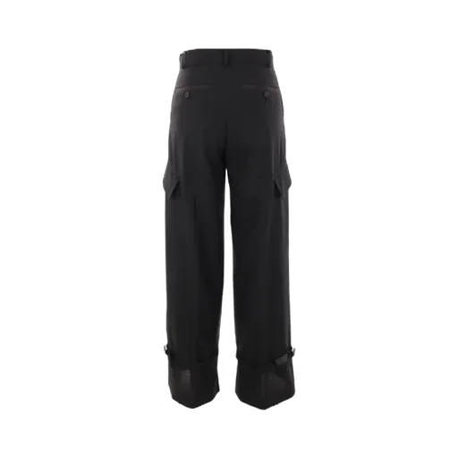 Sacai Straight-Leg Belted Cargo Pants