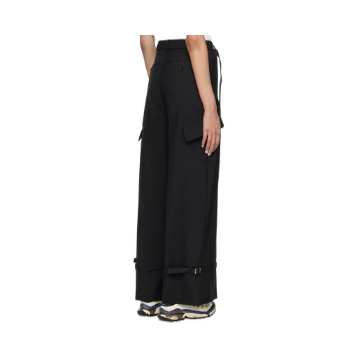 Sacai Straight-Leg Belted Cargo Pants