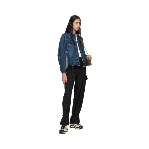 Sacai Straight-Leg Belted Cargo Pants