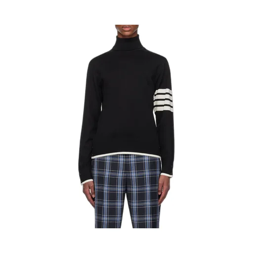 Thom Browne 4-Bar High-Neck Knitted Jumper