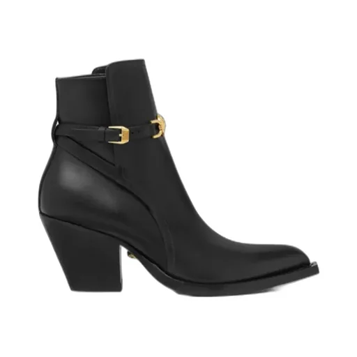 Versace Medusa '95 Pointed Toe Ankle Boots