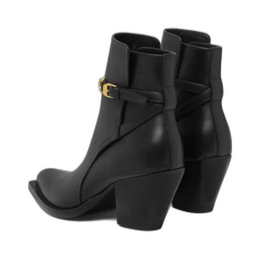 Versace Medusa '95 Pointed Toe Ankle Boots