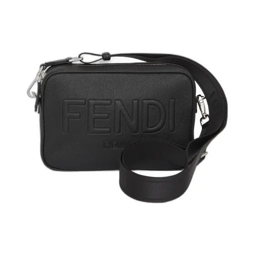 Fendi Logo Embossed Camera Bag