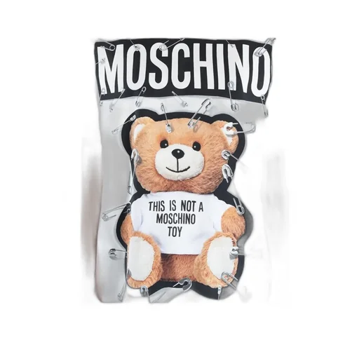 Cotton Pin Teddy Bear Short-Sleeved T-Shirt