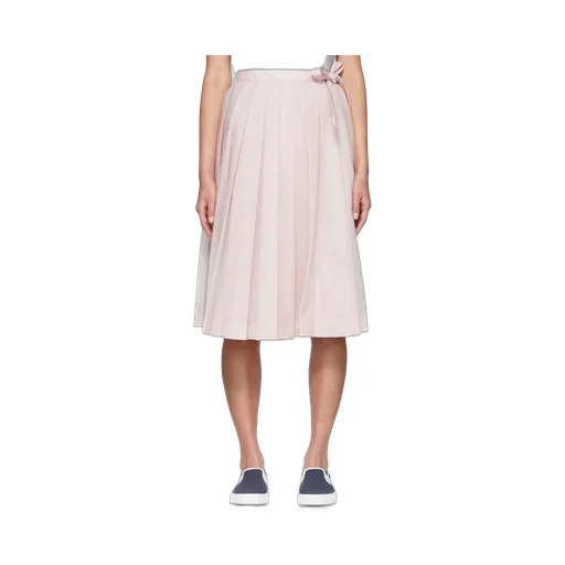 Pleated Midi Skirt