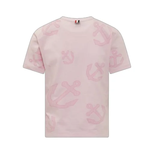 Thom Browne Anchor Printed Crewneck T-Shirt