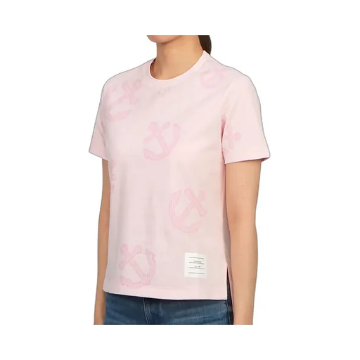 Thom Browne Anchor Printed Crewneck T-Shirt