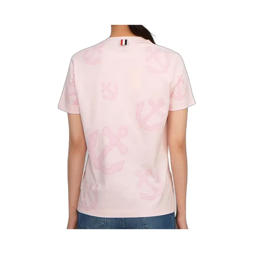 Thom Browne Anchor Printed Crewneck T-Shirt