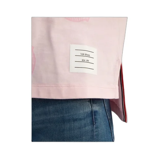 Thom Browne Anchor Printed Crewneck T-Shirt